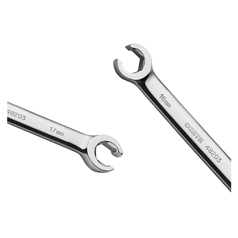 Shida fully polished oil pipe wrench 10X12mm