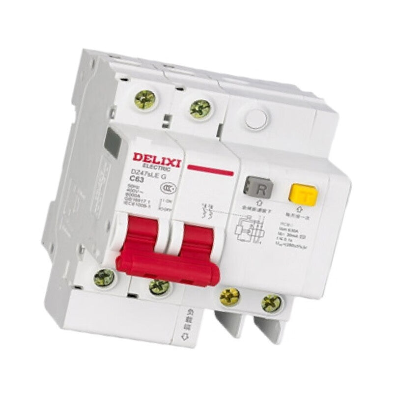 Delixi small leakage protector DZ47sLE 2P C type 20A DZ47SLEN2C20 Unit: individual