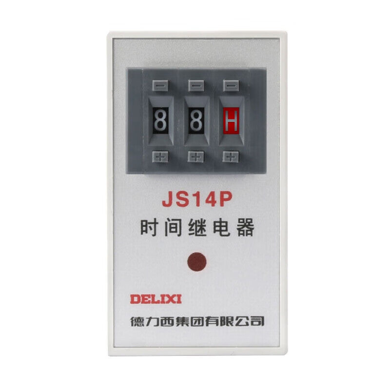 Delixi JS14P Time Relay 3A 220VAC 1-999s Power On Delay