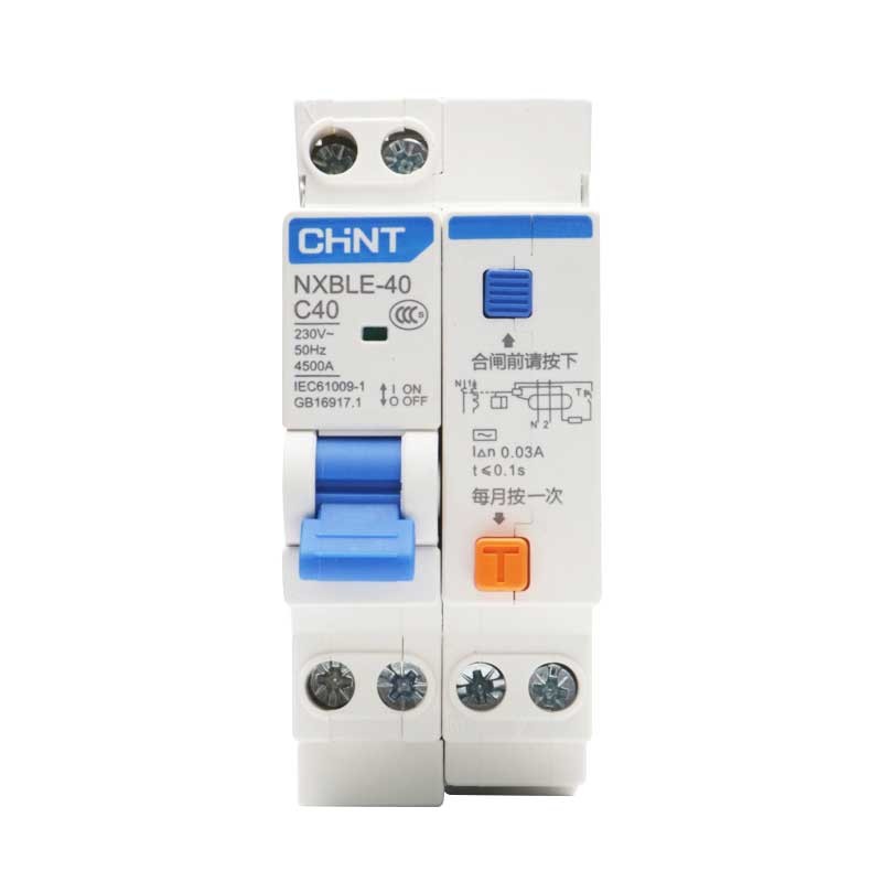 Chint NXBLE-40 20A 1P+N Small Leakage Circuit Breaker