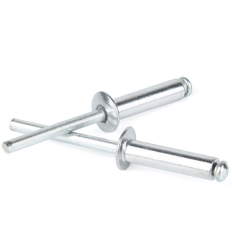 Bingyu Blind Rivets, Open-Type Flat Round Head Aluminum Rivets, 4.0*10mm (1000 pieces/carton)