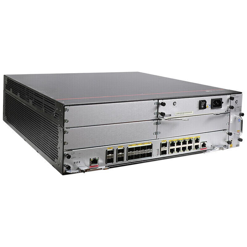 Huawei AR6300-S enterprise-class modular multi-service router with switching capacity of 640Gbps (4*SIC, 2*WSIC, 4*XSIC) including dual power supply