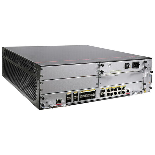 Huawei AR6300-S enterprise-class modular multi-service router with switching capacity of 640Gbps (4*SIC, 2*WSIC, 4*XSIC) with dual main control and dual power supply
