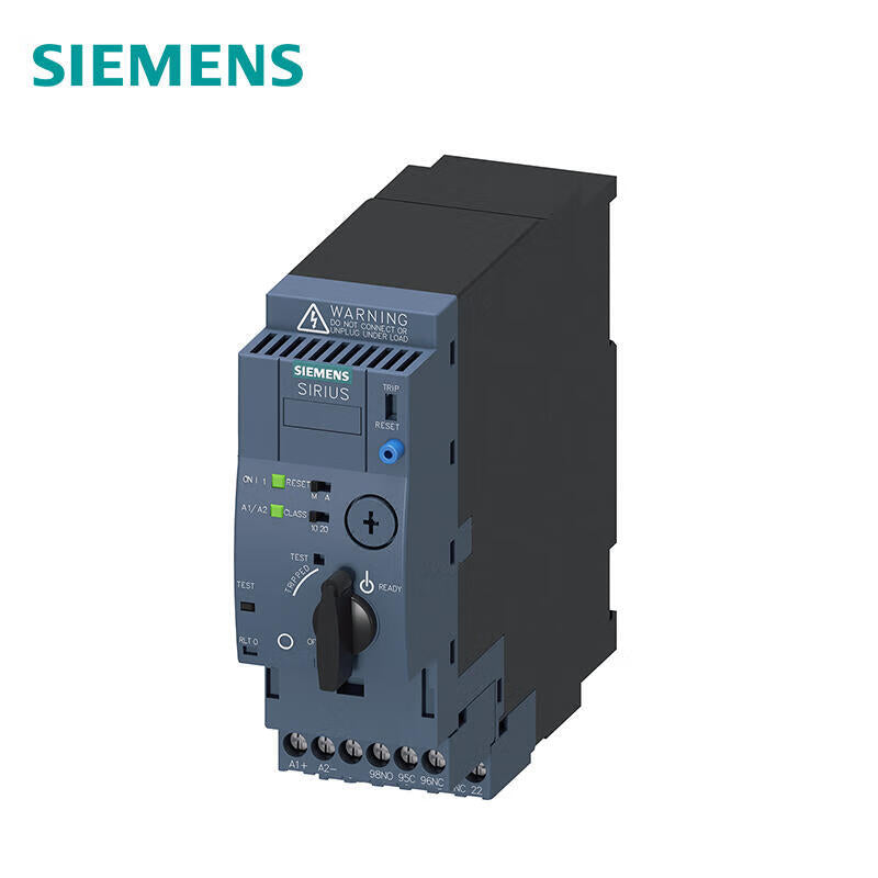 Siemens direct starter, 690V, 110-240VAC/DC, 1-4A Main circuit interface: pluggable, no terminal Auxiliary circuit interface: screw type terminal connection; 3RA61201CP33