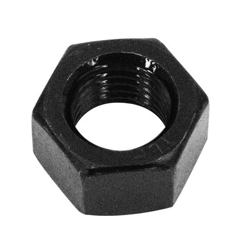Haisdic Grade 8 Nut, Black Hexagonal High-Strength Nut, GB6170 Type A, Carbon Steel Nut, M27 (1 piece) HKYC-107