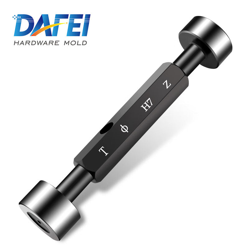 DAFEI Smooth Plug Gauge Inspection Tool, Double-Head Smooth Plug Gauge, High-Precision Hole Diameter Plug Gauge, Inner Hole Plug Gauge, Inner Hole Measuring Gauge—10mm H7