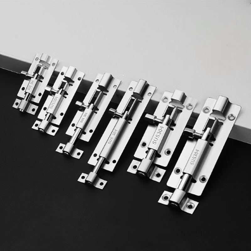 Yonghao Private Shop 304 Stainless Steel Mini Door Bolt, Louver Door Hook, Wooden Door Latch, Old-fashioned Lock, Small Square 2-inch, One Price