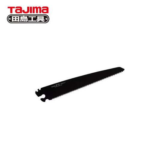 Tajima G-SAW aluminum alloy fluorine-coated black thickened slash saw blade 210mm; ALB-A210FB