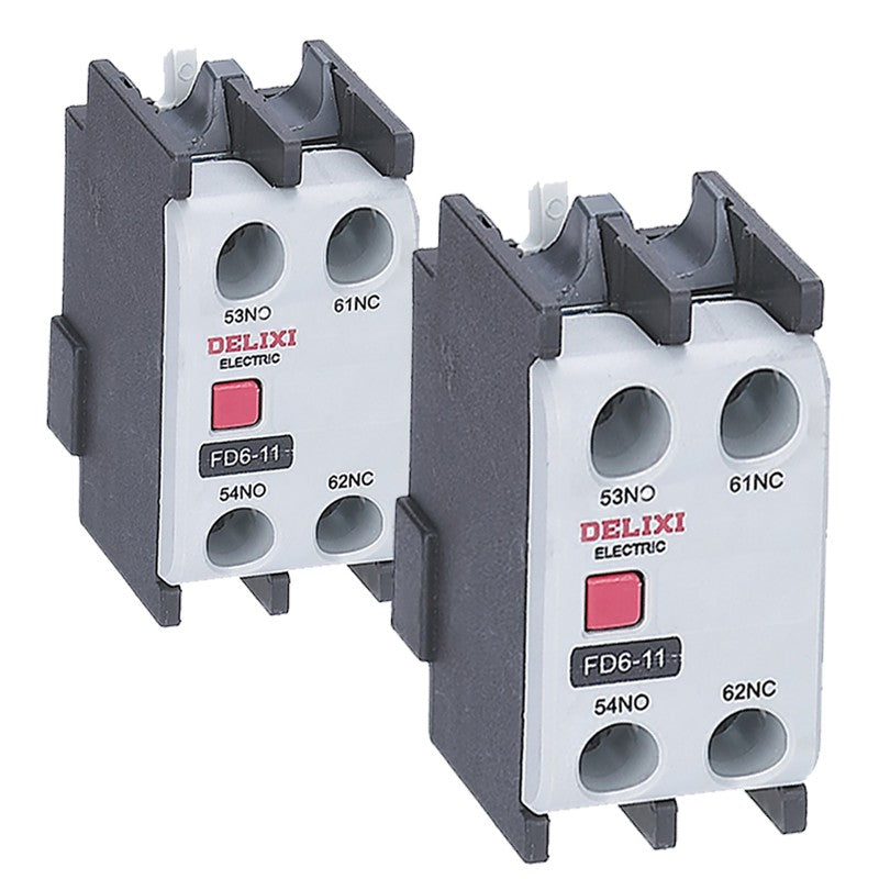 Delixi customized AC contactor accessories FD6-20 top auxiliary contact RoHS FD620 1 delivery period 15 days customized models are not returnable