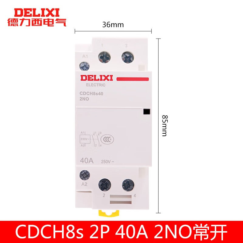 DELIXI 40A 220V Normally Open Contactor CDCH8S