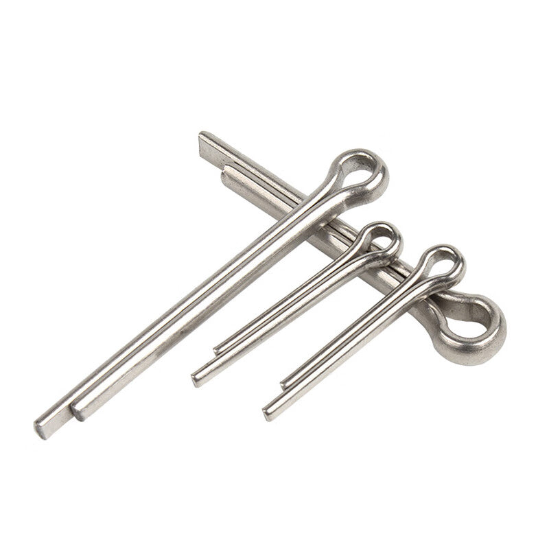 Deqi galvanized cotter pins, hairpin pins, spring pins, U-shaped pins, iron pins, M4*60 (100 pieces)
