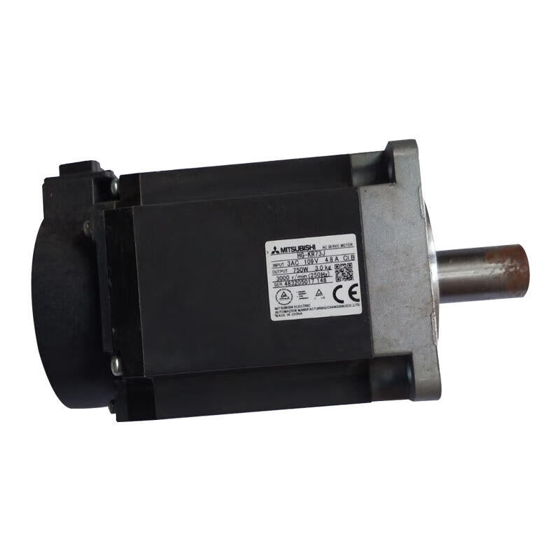 Mitsubishi Electric 750W servo motor low inertia 3000r/min straight shaft with oil seal; HG-KR73J