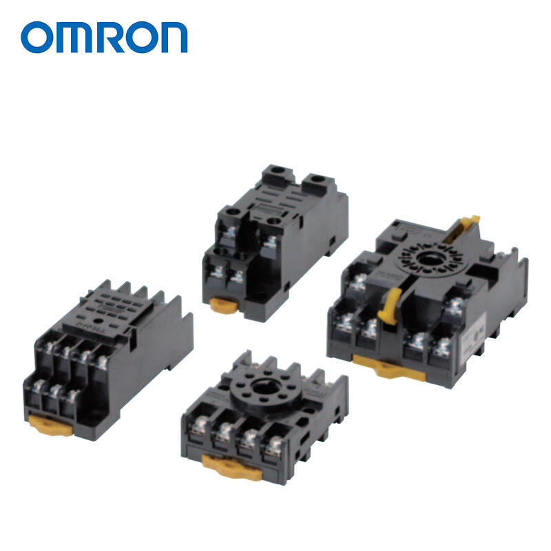 Omron common socket/DIN rail related products, round socket; 14PFA