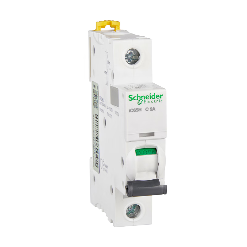 Schneider Electric miniature circuit breaker; iC65H 1P C2A