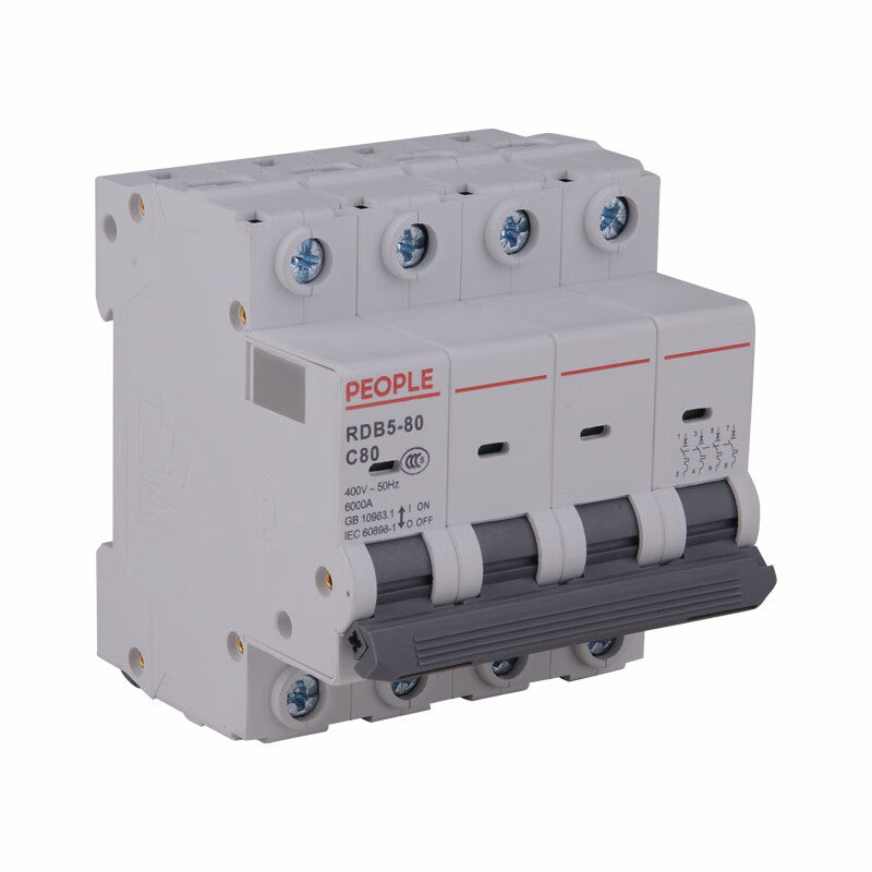 PEOPLE RDB5 Series 100A C Type 4P Air Switch