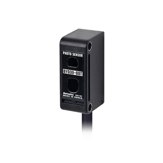 Autonics amplifier built-in photoelectric sensor reflective type detection distance 10-30mm DC12-24V NPN cable 2m ON when light enters; BYD30-DDT