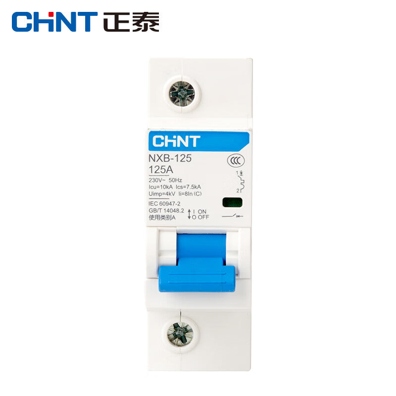 Chint NXB-125-1P-125A Air switch overload air switch small circuit breaker DZ47 upgraded version 1P C125