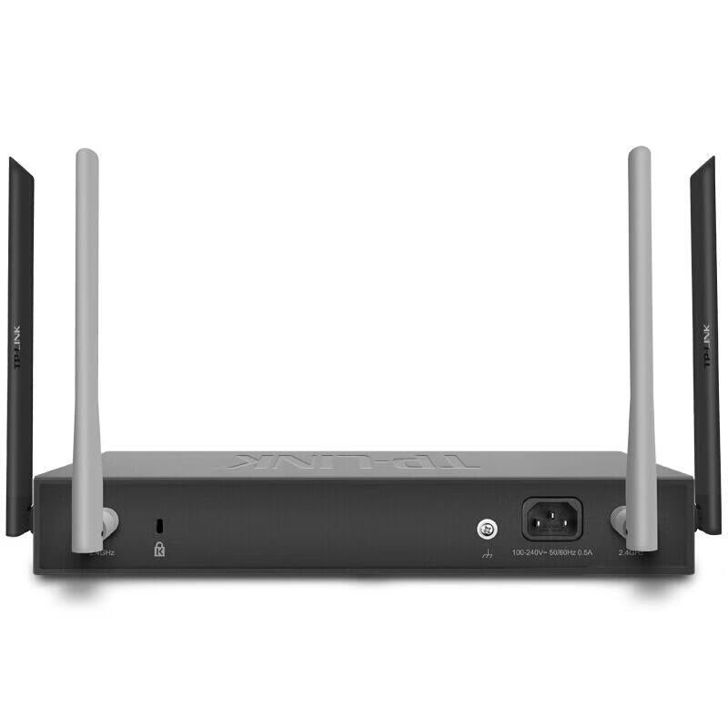 TP-LINK wireless enterprise router, 2 antennas (2.4GHz) + 2 antennas (5GHz), detachable antennas, 5 Gigabit ports: 1 USB2.0, recommended capacity: wireless (70), total (100); TL-WVR1200G