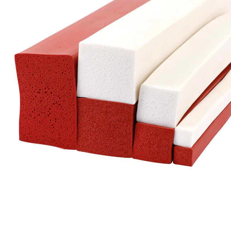 Winstan WSX166 High Temperature Resistant Sealing Strip, Silicone Foam Strip, Sponge Rubber Silicone Sealing Strip, 30mm*40mm (1 meter)