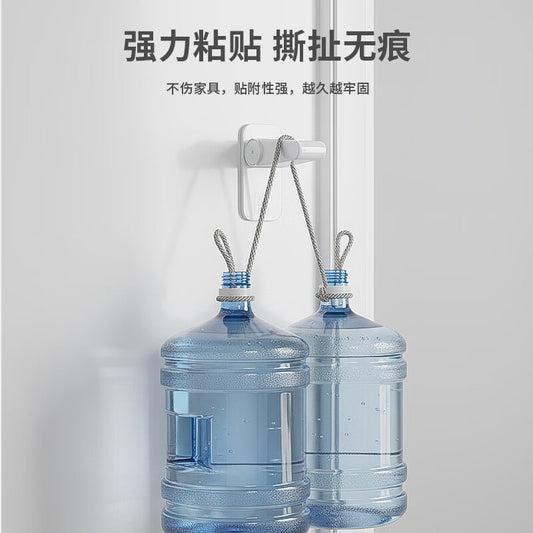 Platinum Body Door Handle Child Safety Lock Anti-opening Door Blocker No-drill Door Internal Dead Locker White