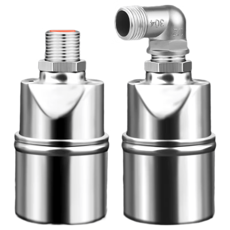Carnegie automatic shut-off valve for full water tank, stainless steel float valve, automatic shut-off valve for water tank, fully automatic water level controller, four-point side water inlet.