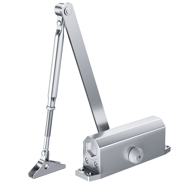 Tinghui door closer hydraulic buffer automatic door closing device for fire doors, fire extinguishing doors, and wooden doors, with a positioning function (medium size).