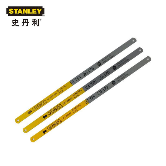 Stanley 24-tooth bimetal saw blade, 12 inches (x10), 10 blades/box; 95-298