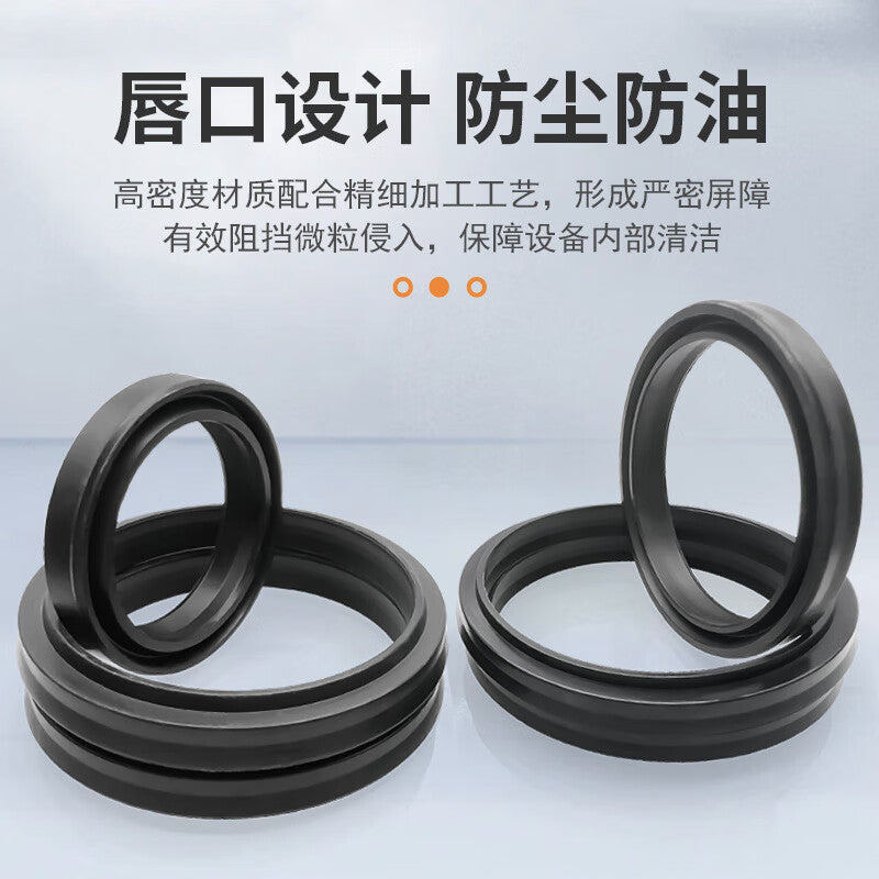 Saint-Struck PDU/FC2 Cylinder Dustproof Sealing Ring, High Pressure Resistant, DOP-10*14*3.5/4.9 [20 pieces/pack]