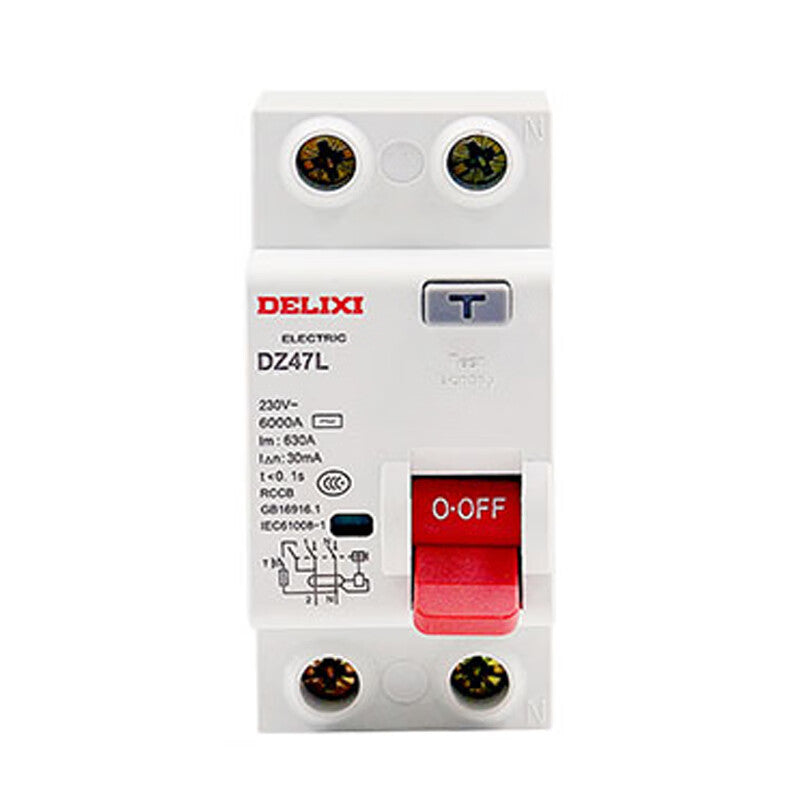 DELIXI DZ47L 2P 32A 100mA Leakage Circuit Breaker Switch