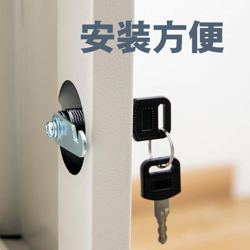 Honggong filing cabinet lock, metal locker door rotary latch lock, storage cabinet lock, mailbox lock, 16mm (5 pieces)