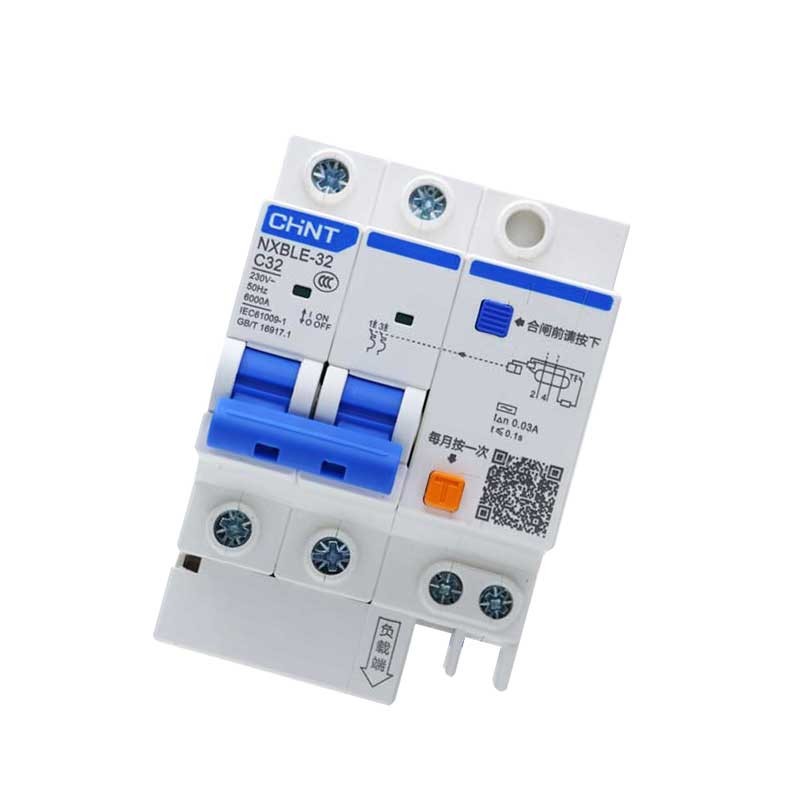Chint NXBLE 16A 2P Air Switch with Leakage Protection