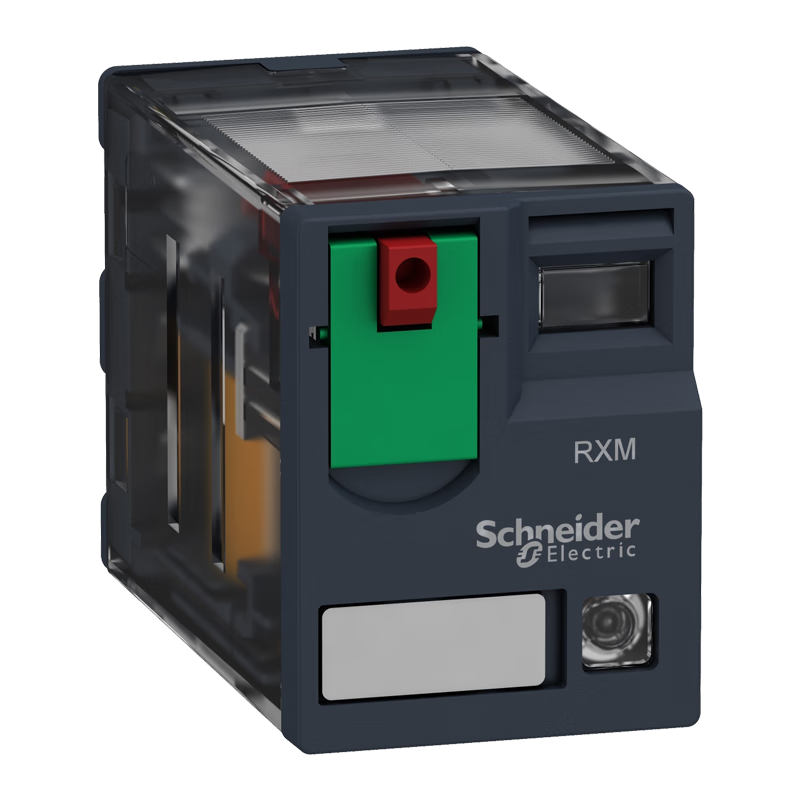 Schneider Relay 230V RXM intermediate relay 8 pins | 2 open 2 closed AC230V 12A | with LED indicator RXM2AB2P7