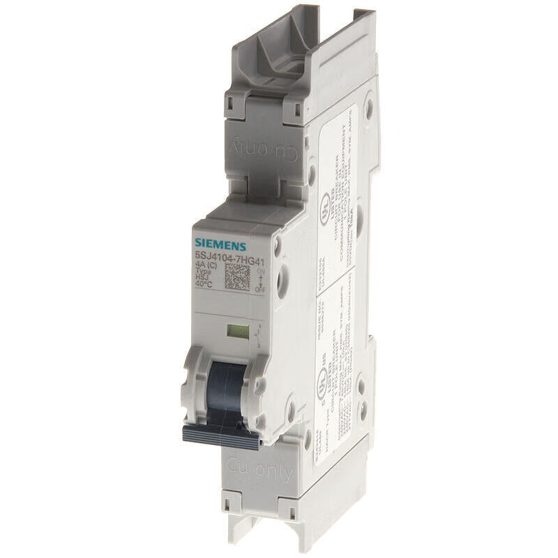 Siemens 5SJ4 Miniature Circuit Breaker 4A 1P C 14kA 240V AC