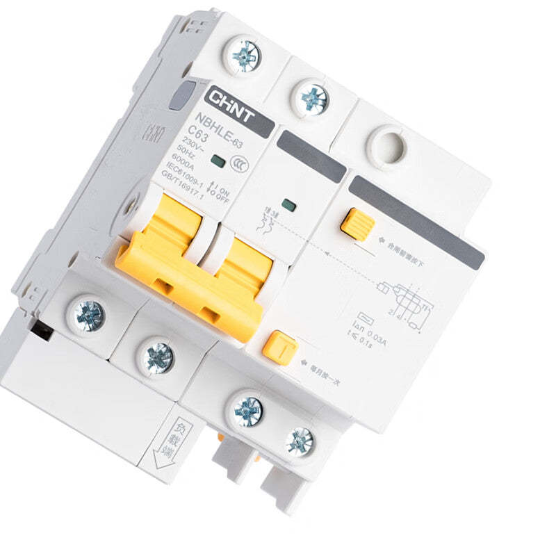 Chint NBHLE-63 2P C63 30mA Miniature Circuit Breaker