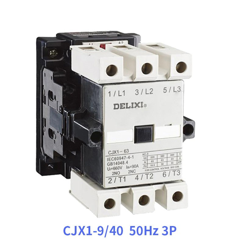 Delixi AC Contactor CJX1-9/40 50Hz 3P 36V 15-Day Delivery