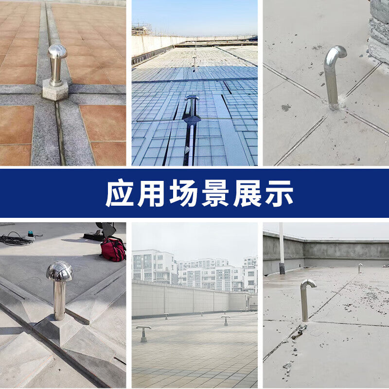 Henggu roof stainless steel exhaust pipe T-type exhaust pipe roof ventilated exhaust cap vent hole stainless steel customization