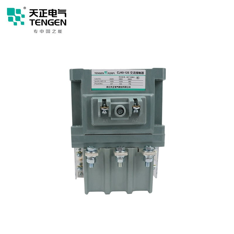 Tianzheng TENGEN CJ40-125A 380V AC Contactor - High Performance