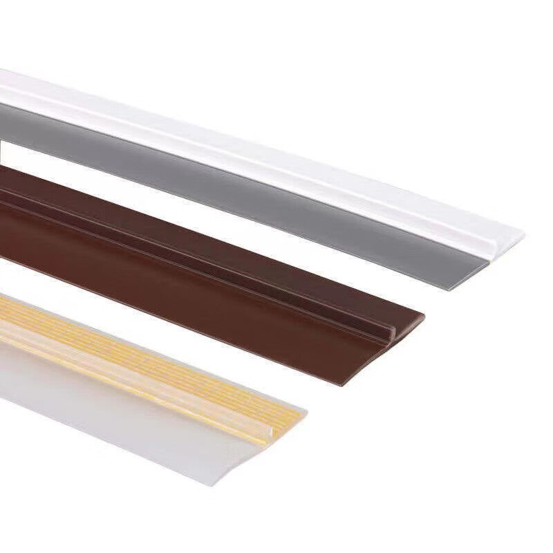 Shanhe Products Door Sealing Strip, Special for Door Bottom Sealing, Windproof Door Sticker, Door Bottom Gap Sealing Strip, Soundproof Strip, Brown Adhesive Backing, 1 Meter [Thickened and Widened]