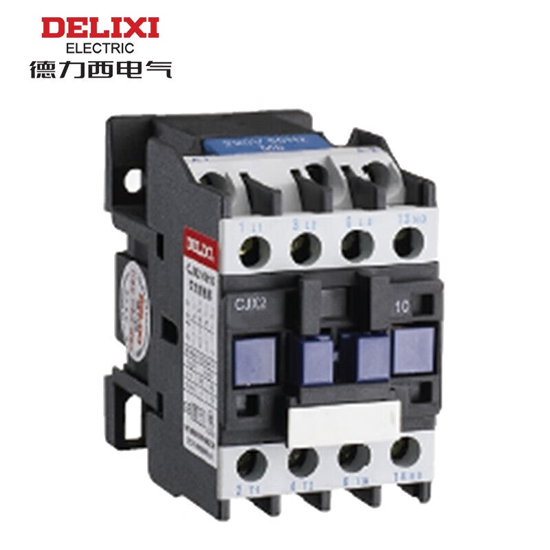 Delixi CJX2-1210 220V 12A AC Contactor - Reliable Performance