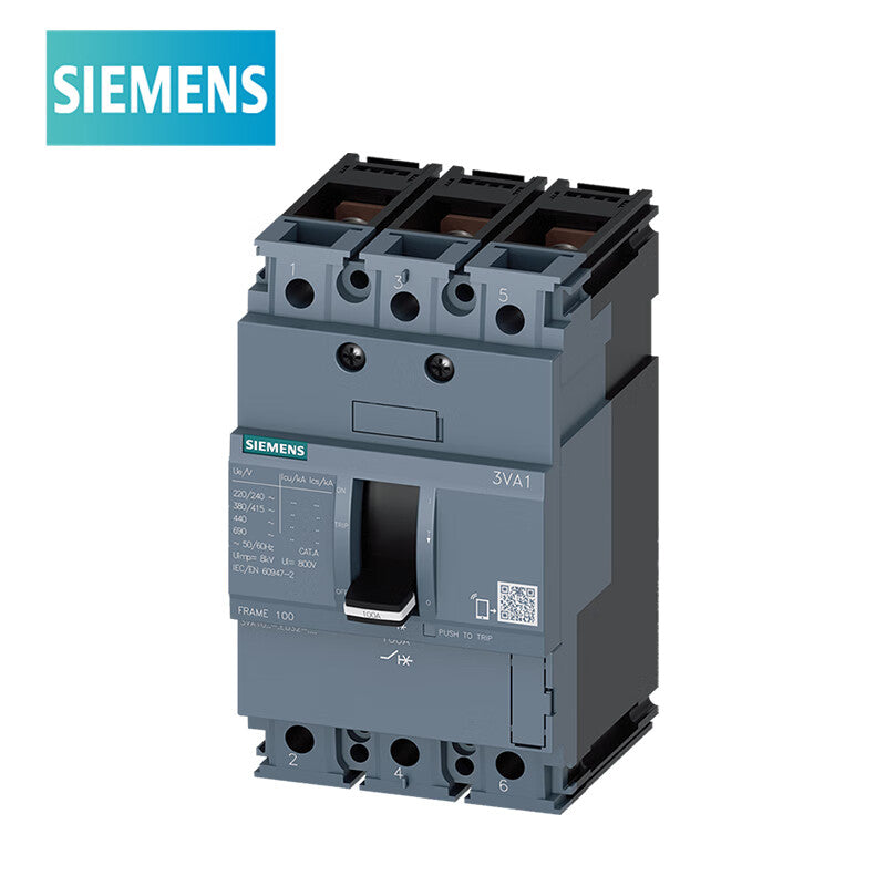 Siemens 3VA1 100A Thermal Magnetic Circuit Breaker TM210 63A 3P