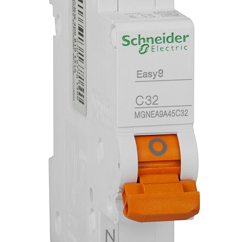 Schneider Electric small circuit breaker, EA9A45 phase + neutral C32A; MGNEA9A45C32