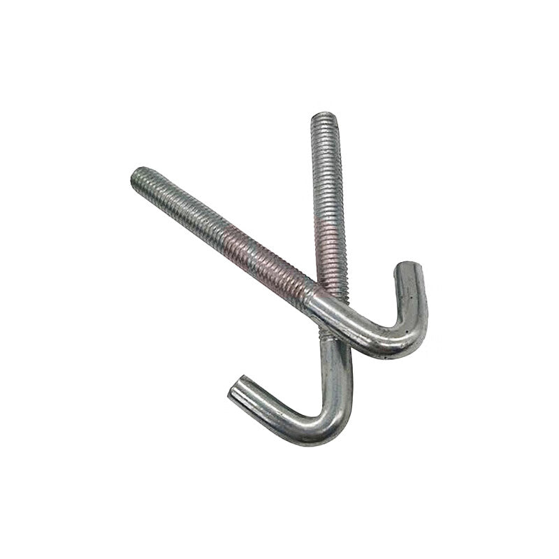 Juwei Grating Hook, National Standard Screen Hook, Galvanized Bent Hook Bolt Embedded Part, 7-Shaped Anchor, M12*250, JG1199R