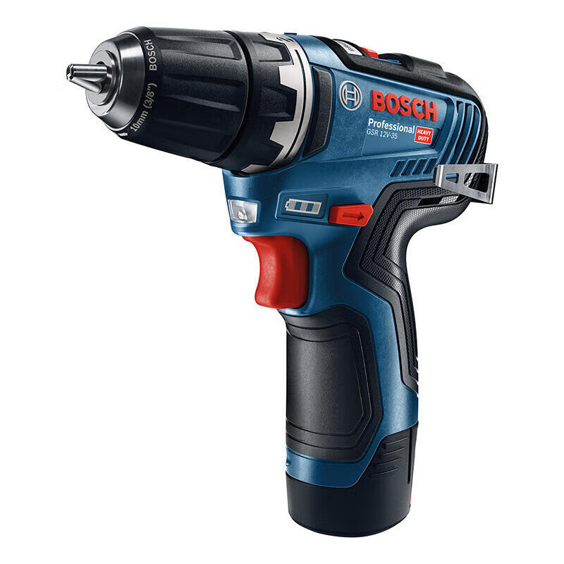 BOSCH Lithium-ion Cordless Drill/Screwdriver; GSR 12V-35 Dual Battery