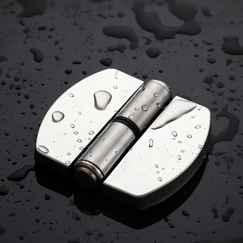 Thousand-speed wheel hardware accessories public restroom partition hinges, thickened flat door style (left or right not distinguished)