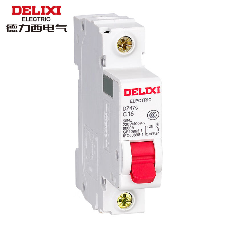 DELIXI ELECTRIC circuit breaker air switch DZ47s C type 1P 16A