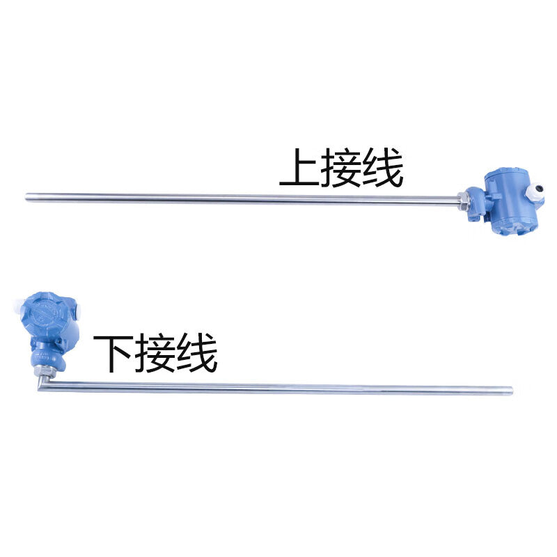 USAMR Magnetic Float Remote Transmitter with Magnetic Float Level Gauge, Bundled 4-20mA Reed Switch Sensor, RS485