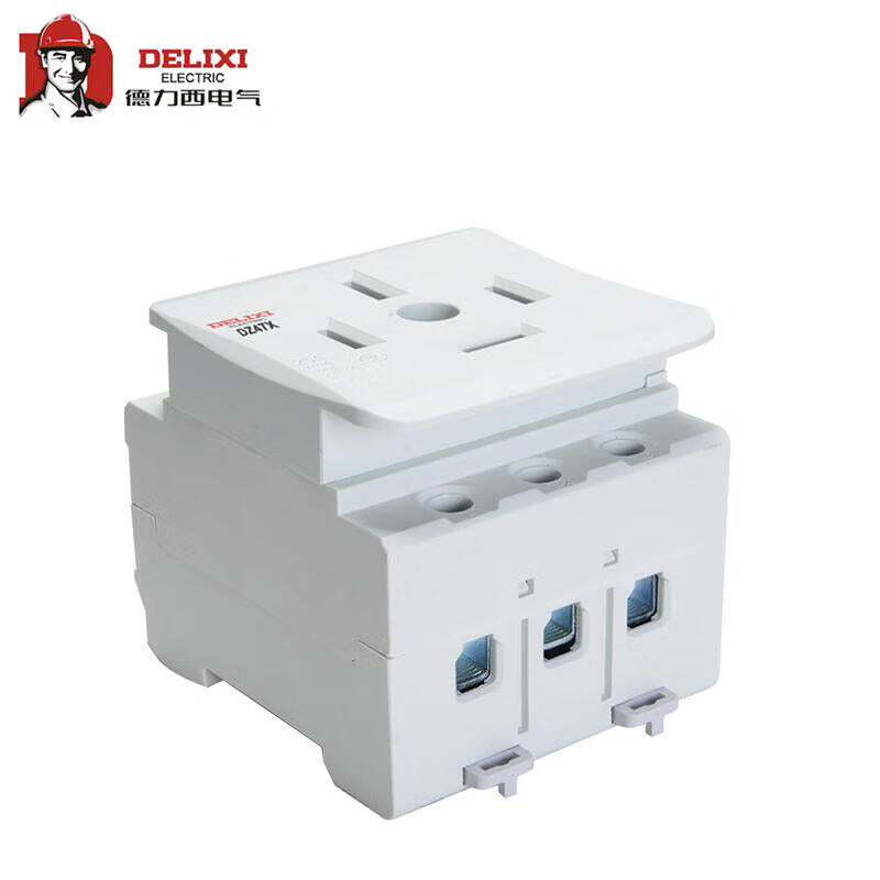 Delixi Electric modular socket; DZ47X three-phase four-pole 25A