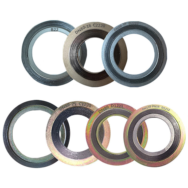 Hurricane Range, US Standard 304 Inner and Outer Ring Metal Graphite Spiral Wound Pad, Unit: Piece, DN250/150LB