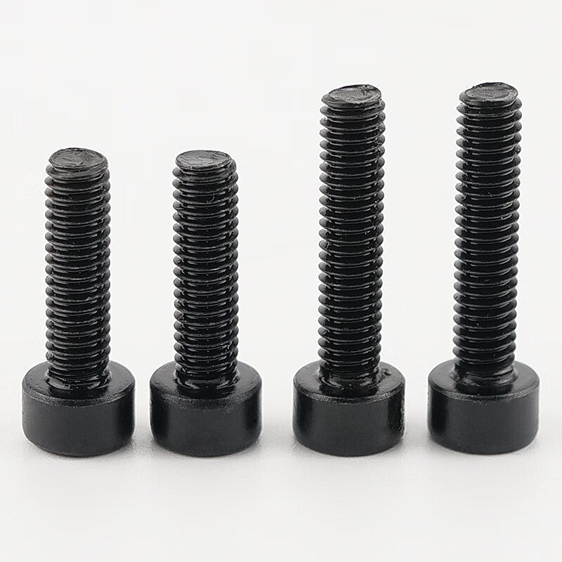 Haisdike HKSY-8 8.8 grade blackened (quenched) cup head screw GB70 internal hex socket head cap screw full thread M8*35 (100 pieces)