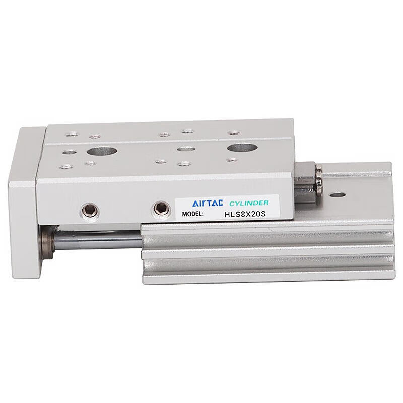 AirTAC double-axis precision slide cylinder, standard ball bearing, double acting, with magnetic ring; HLS12X30S